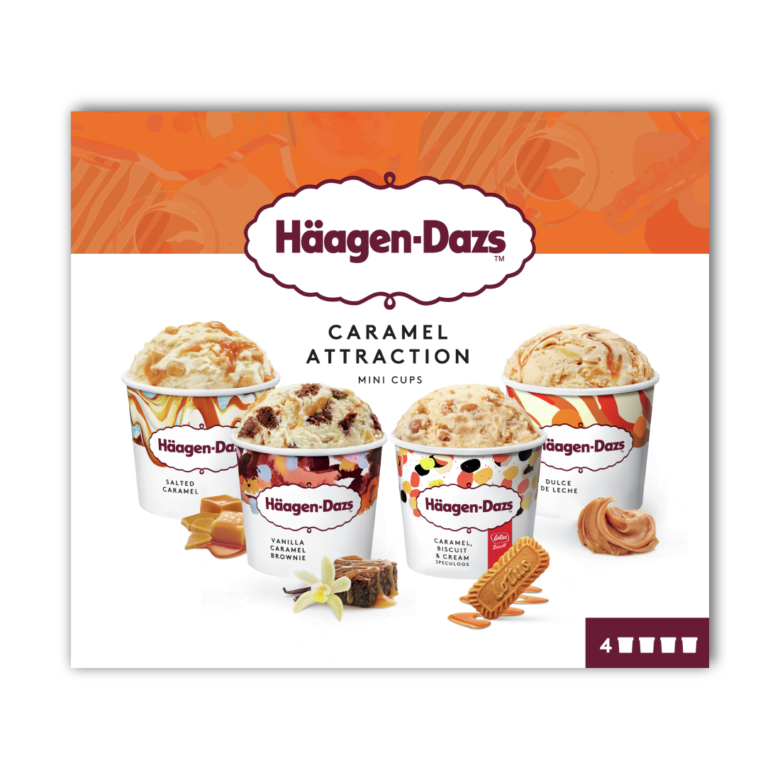 Caramel Collection Mini-Cups Multipack